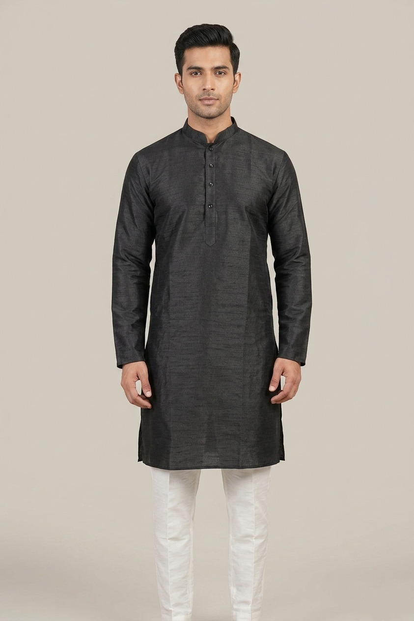 Black Kurta Set