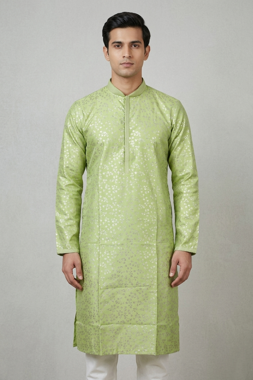 Green Kurta Set
