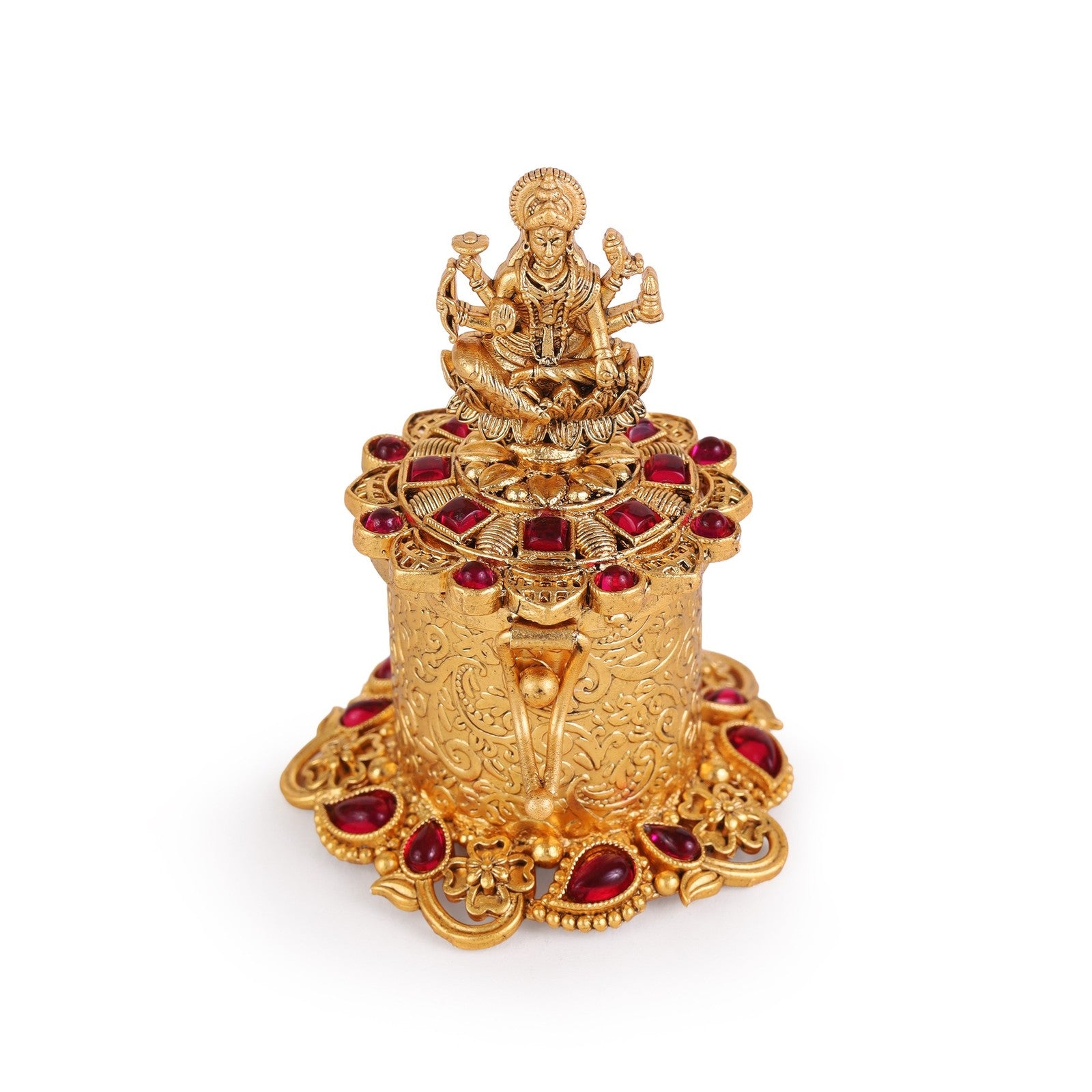 Gold Beaded Zeenat Sindoor Box