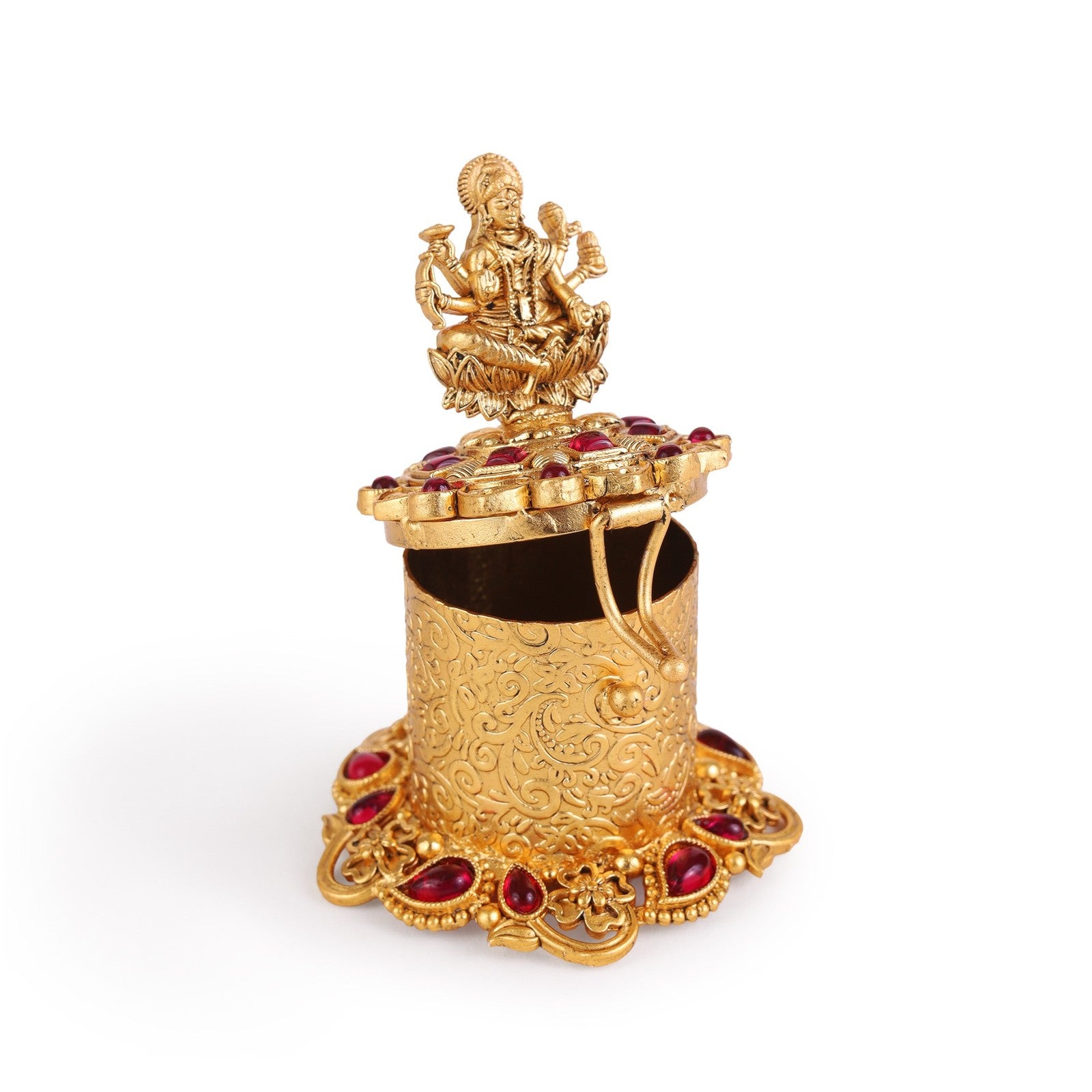 Gold Beaded Zeenat Sindoor Box