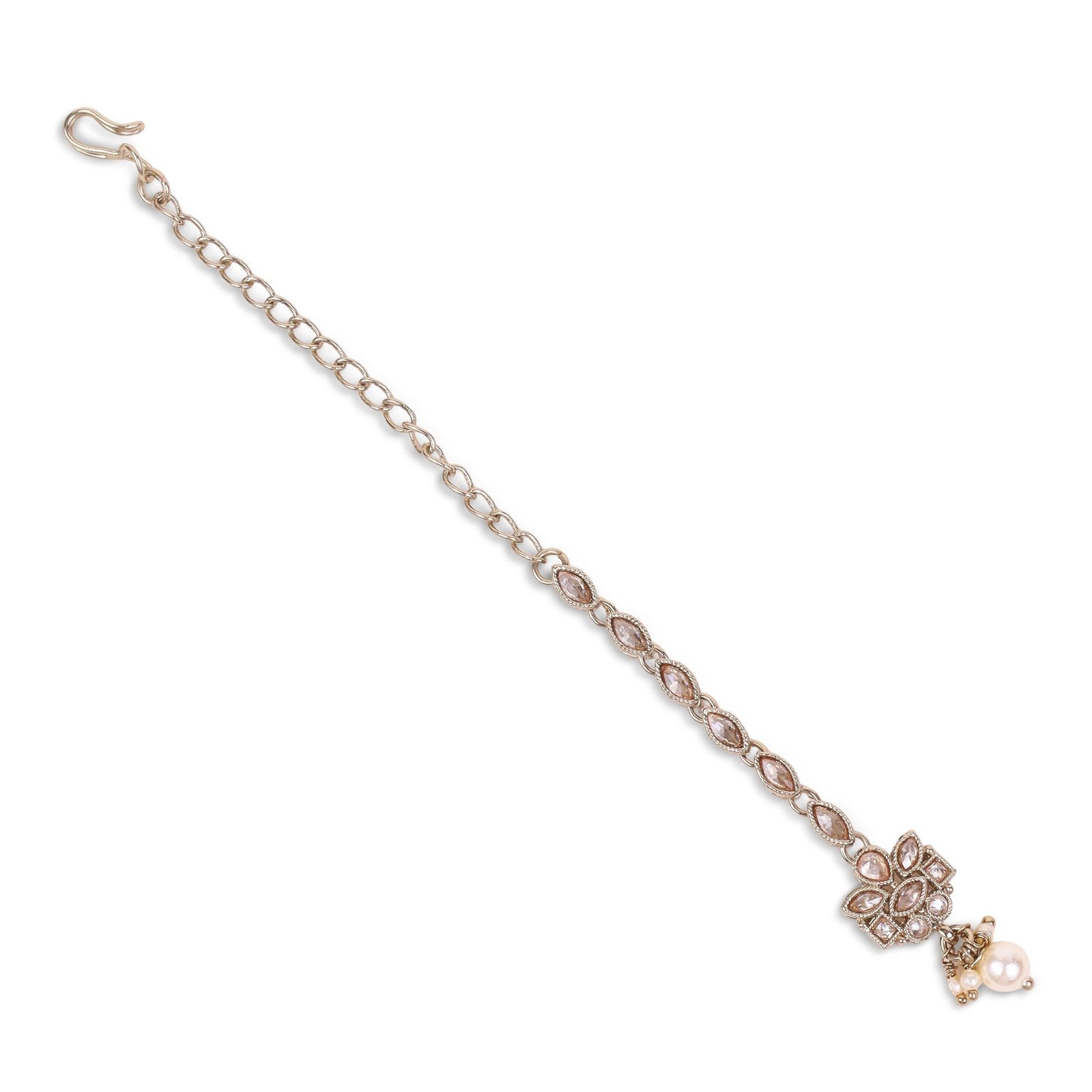 White Kundan Grace Maang Tikka