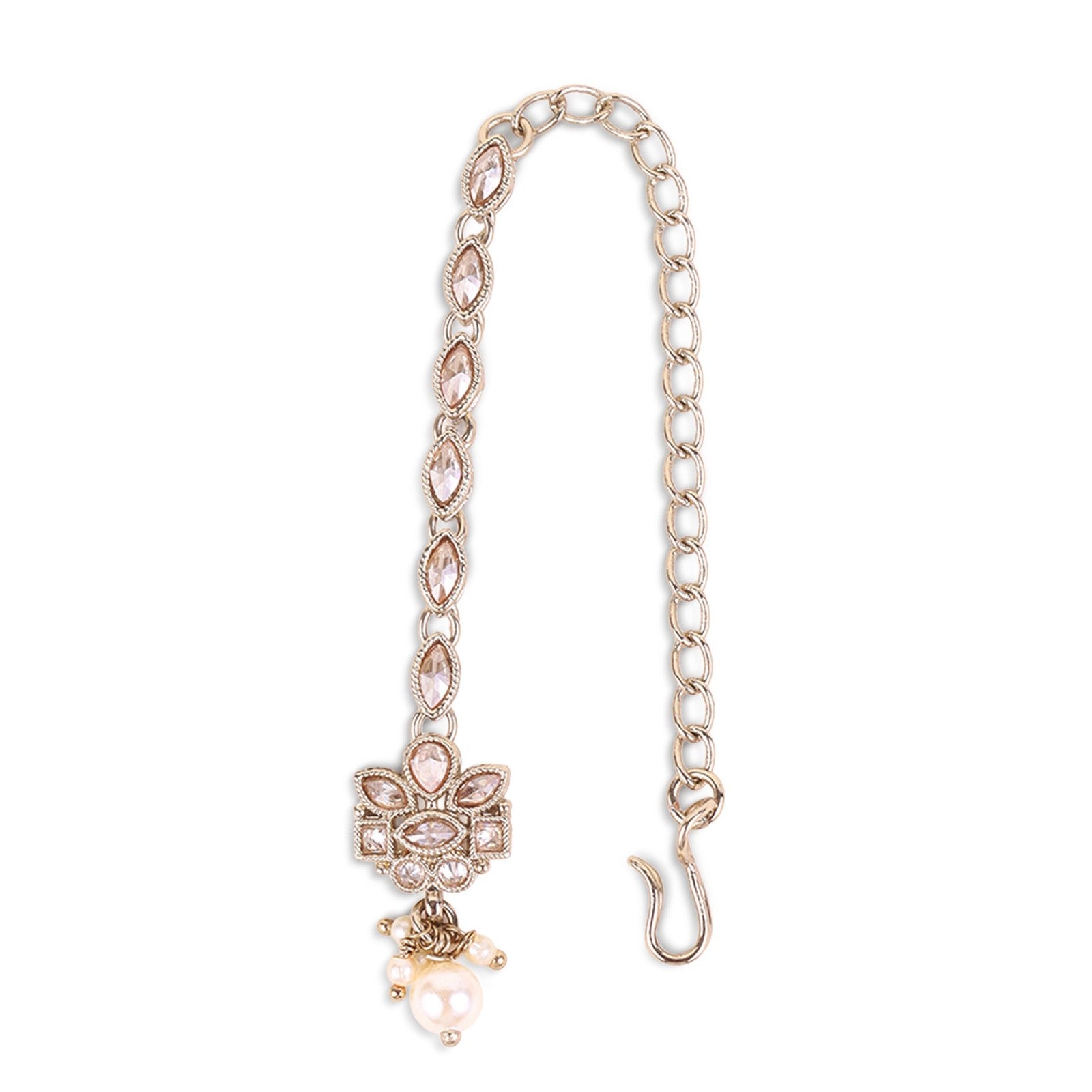 White Kundan Grace Maang Tikka