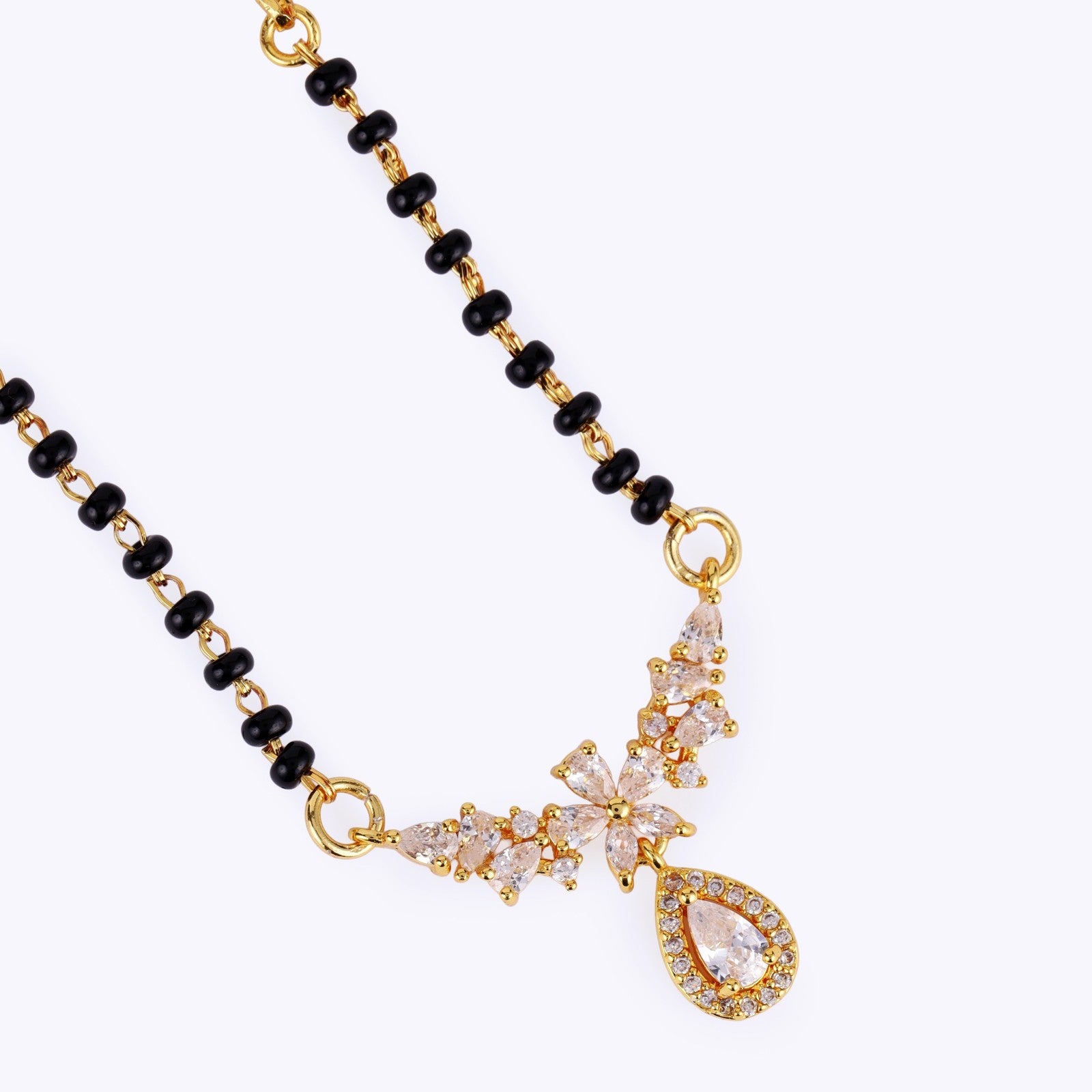 Gold Beaded Noor Mangalsutra