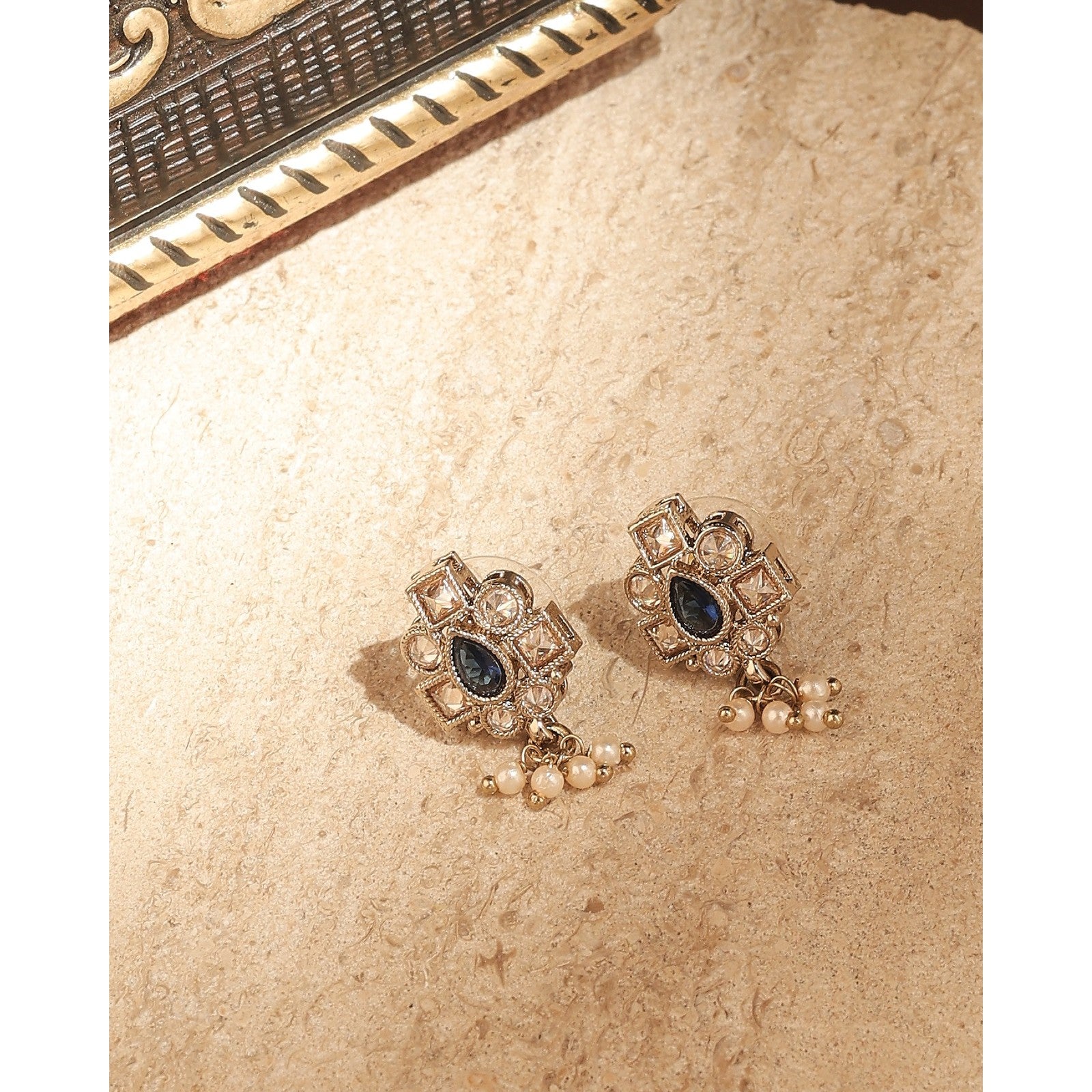 Blue Kundan Virasat Necklace Set