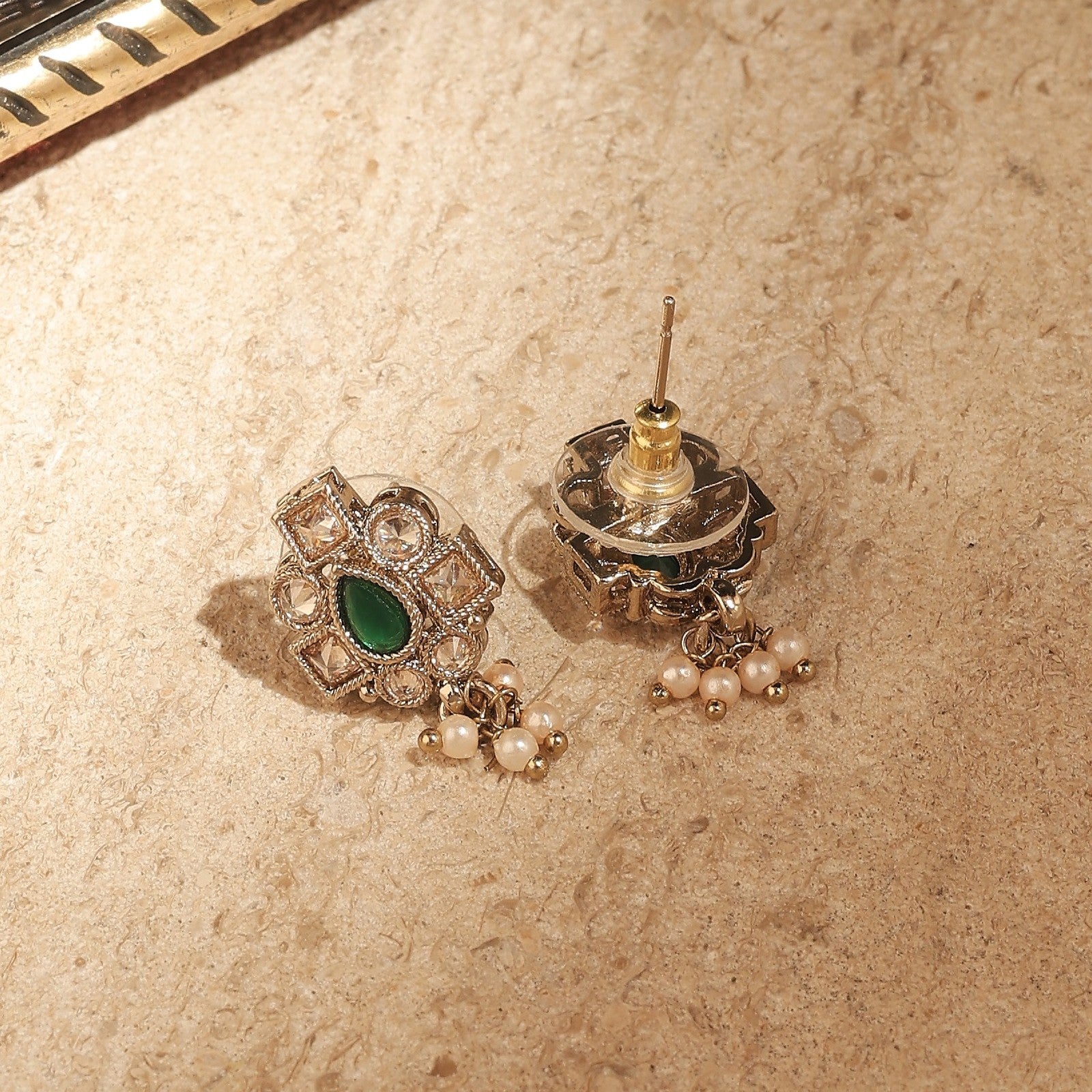 Green Kundan Royale Necklace Set