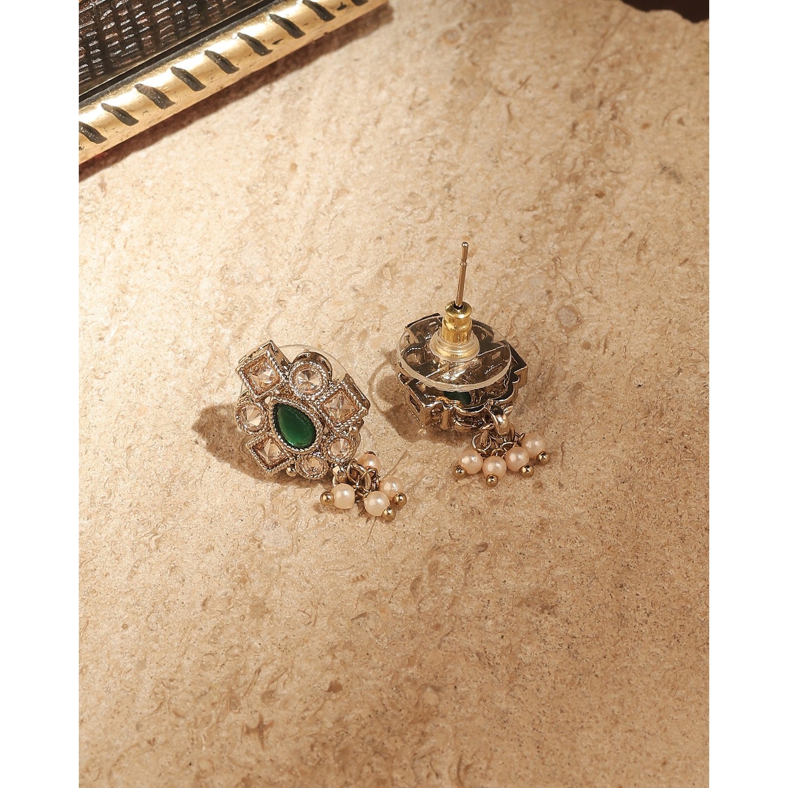 Green Kundan Royale Necklace Set