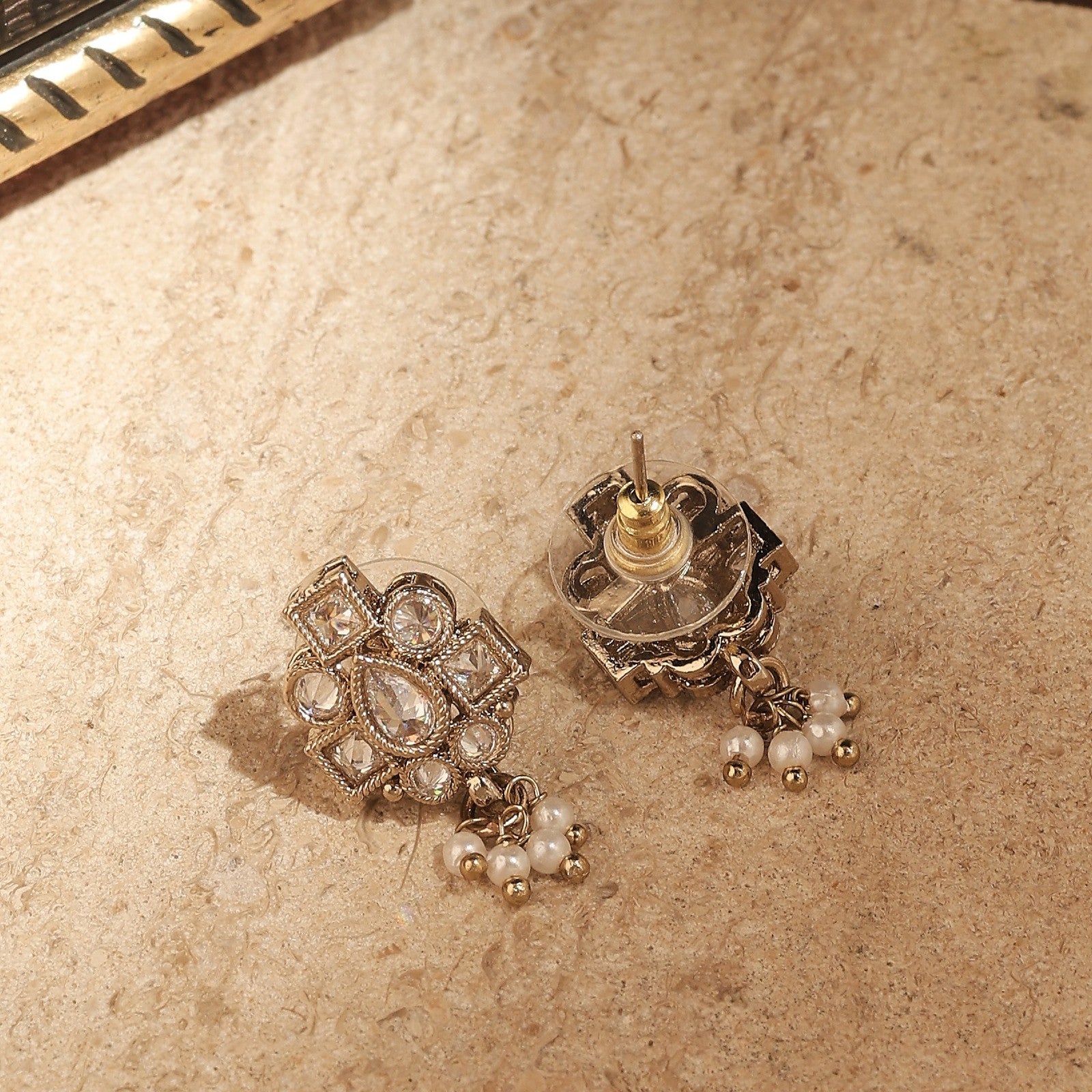 White Kundan Shringar Necklace Set