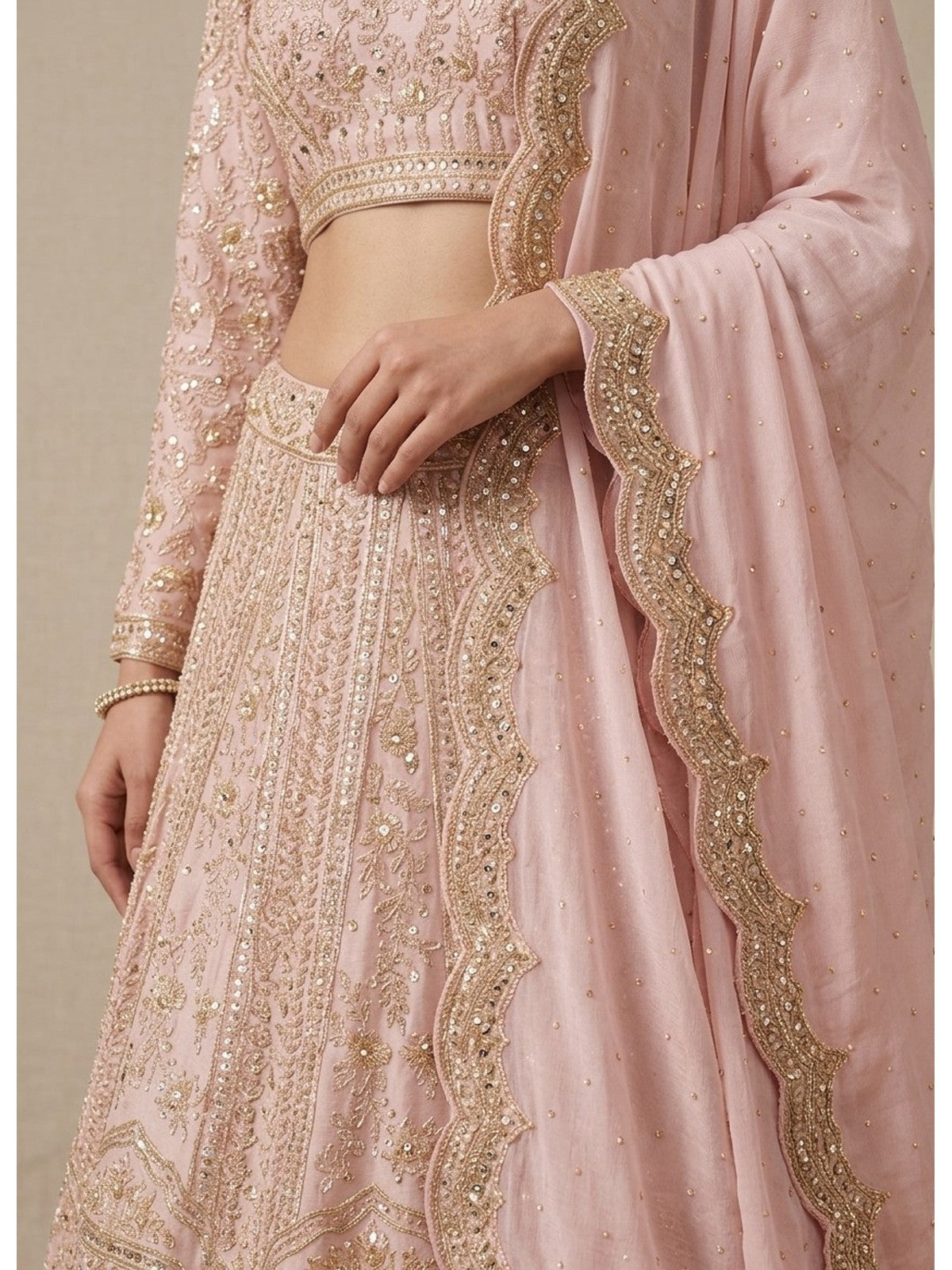 Onion Pink Riwaayat Lehenga Choli