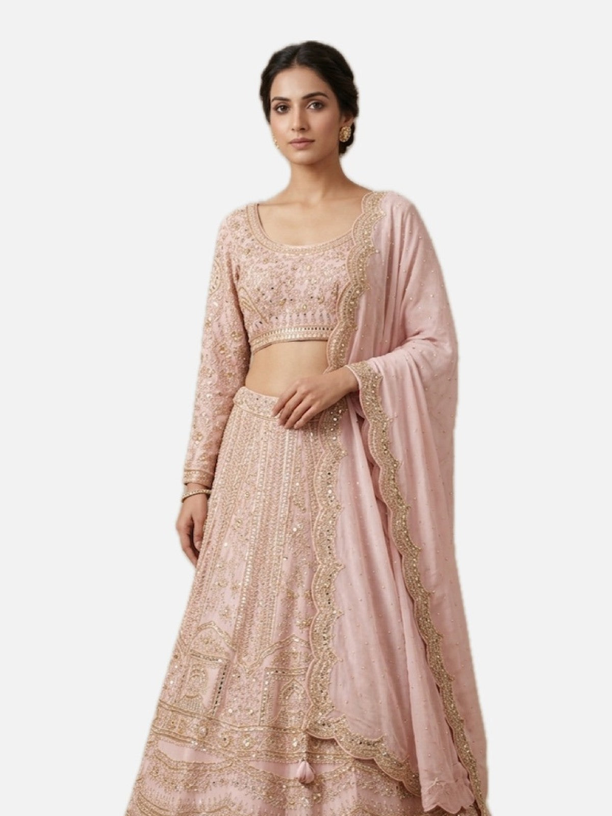 Onion Pink Riwaayat Lehenga Choli