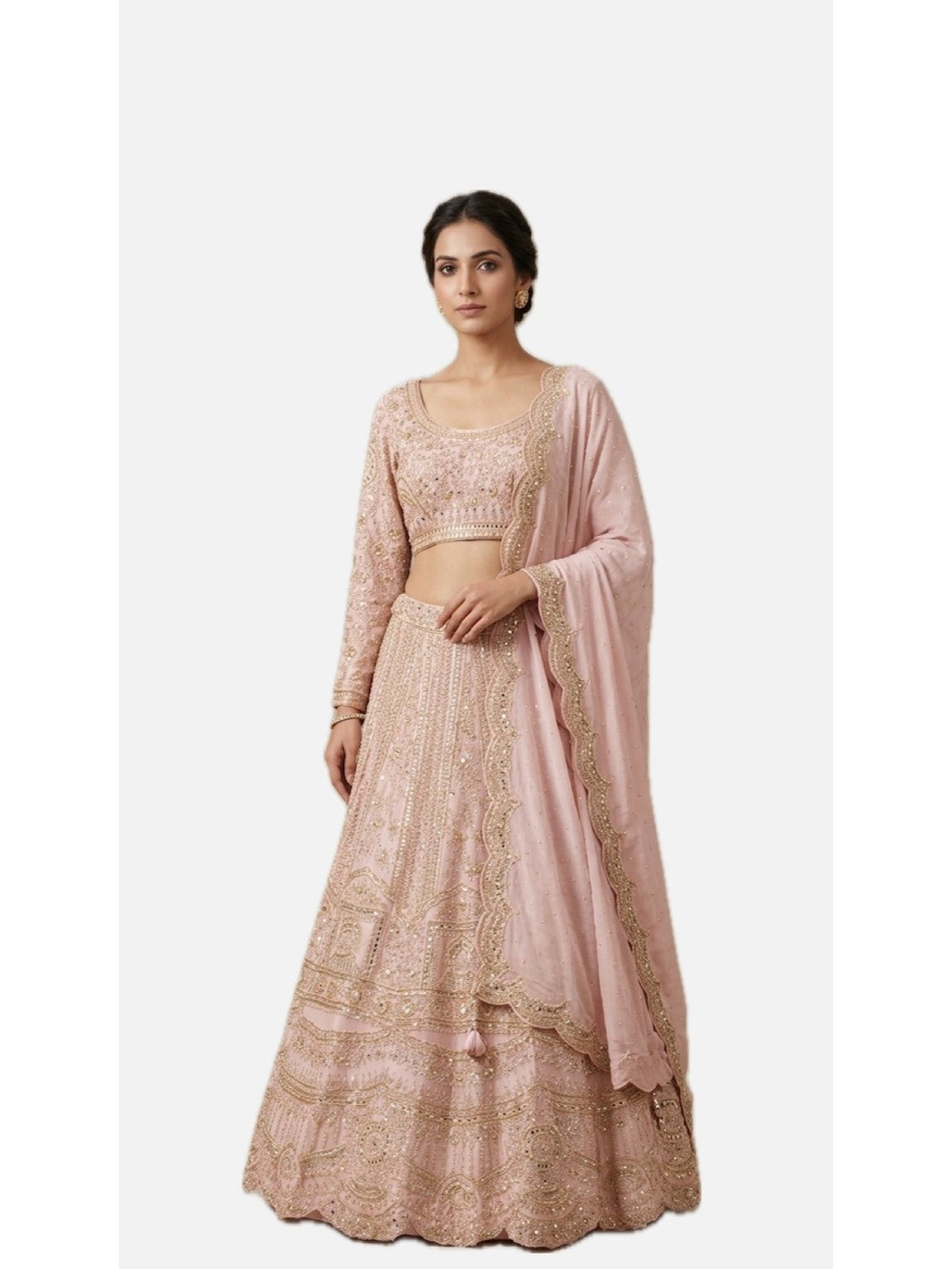 Onion Pink Riwaayat Lehenga Choli