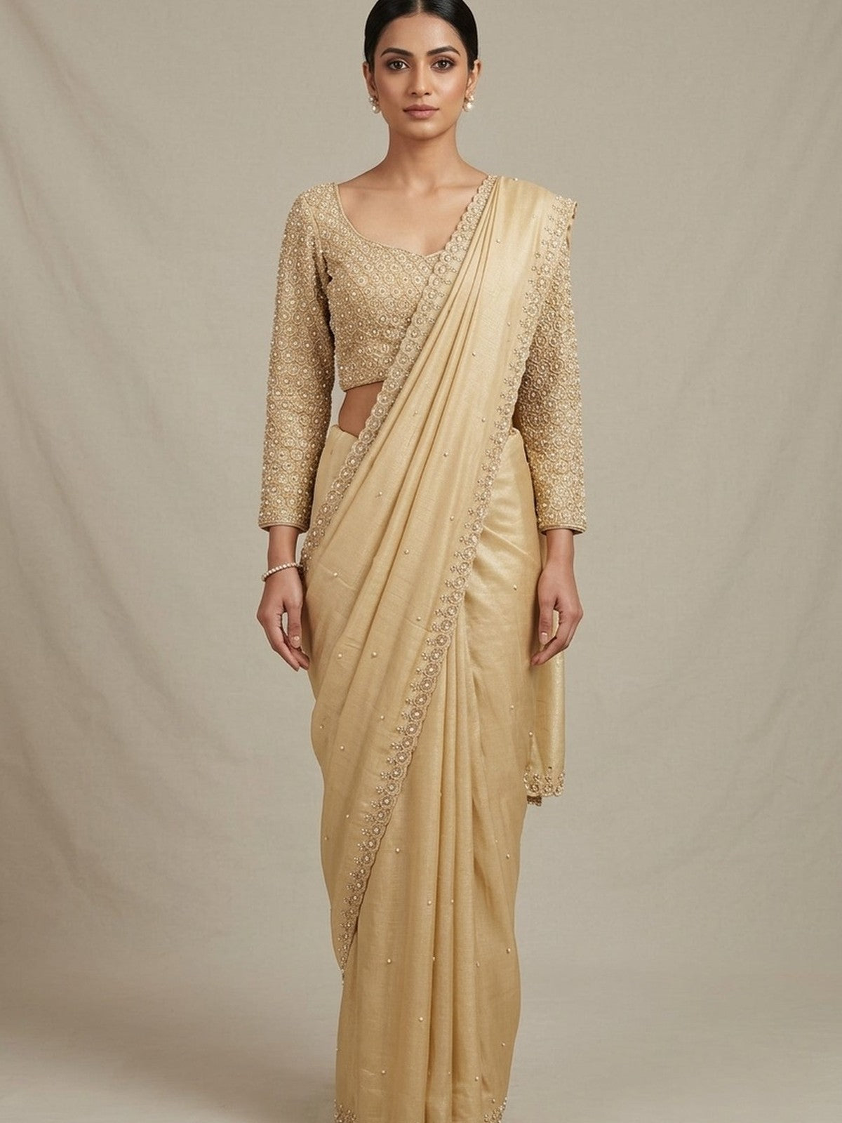 Pink Silk Shaan Saree