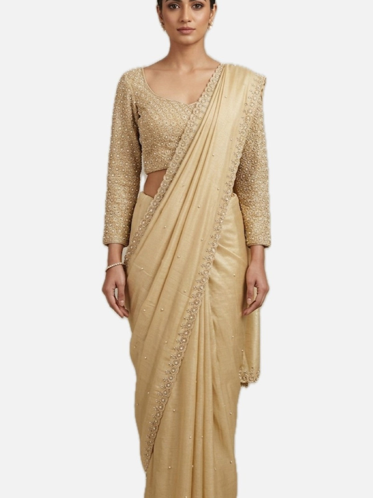 Pink Silk Shaan Saree