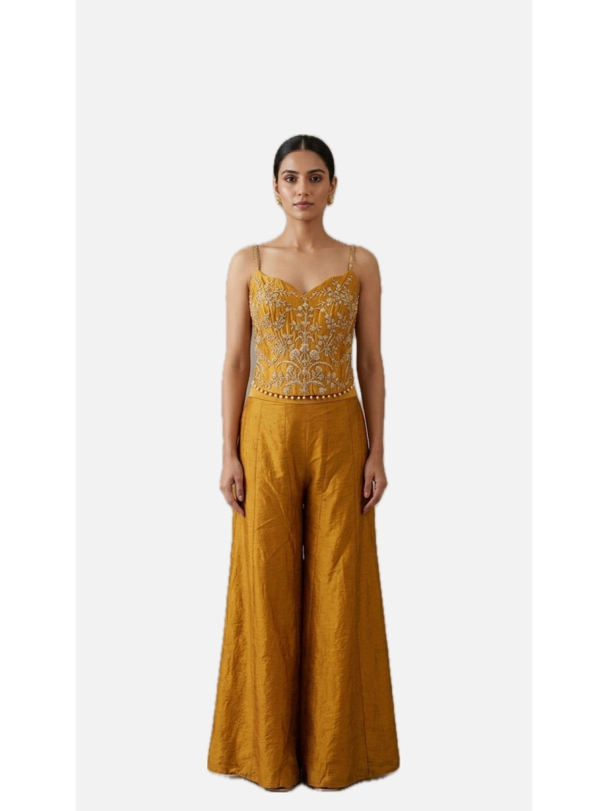 Mustard Allure Indo-Western Set