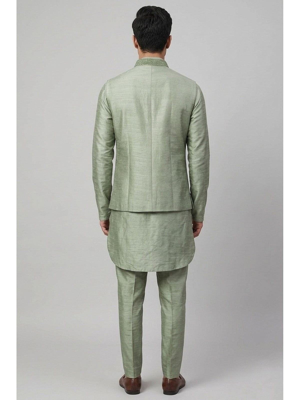 Green Riwaayat Nehru Jacket