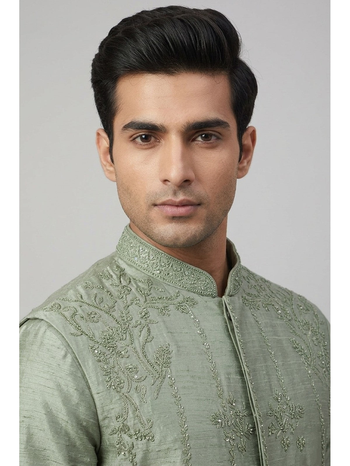 Green Riwaayat Nehru Jacket