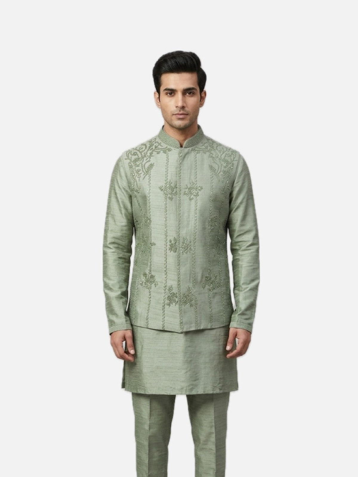 Green Riwaayat Nehru Jacket