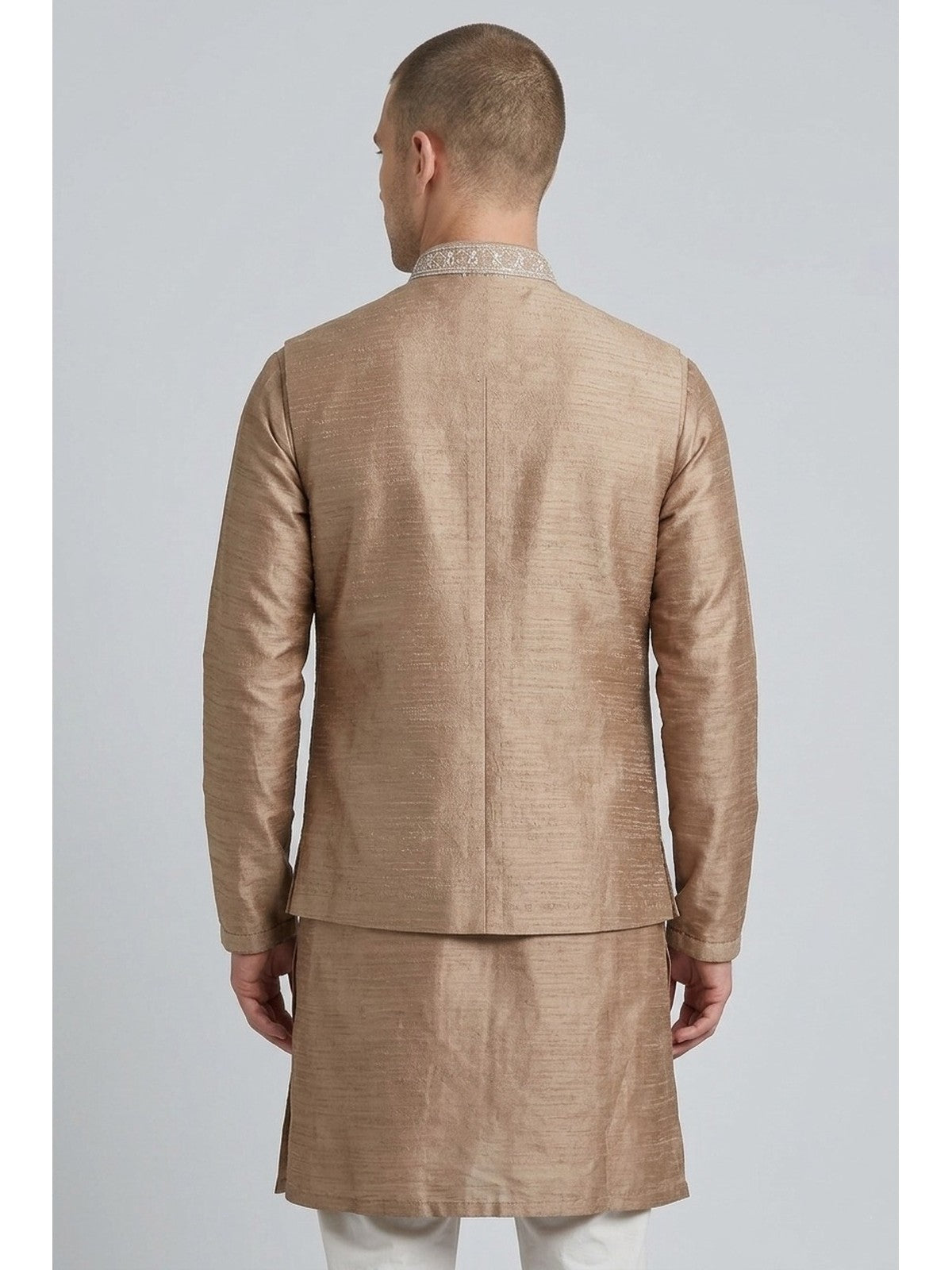 Beige Majesty Nehru Jacket