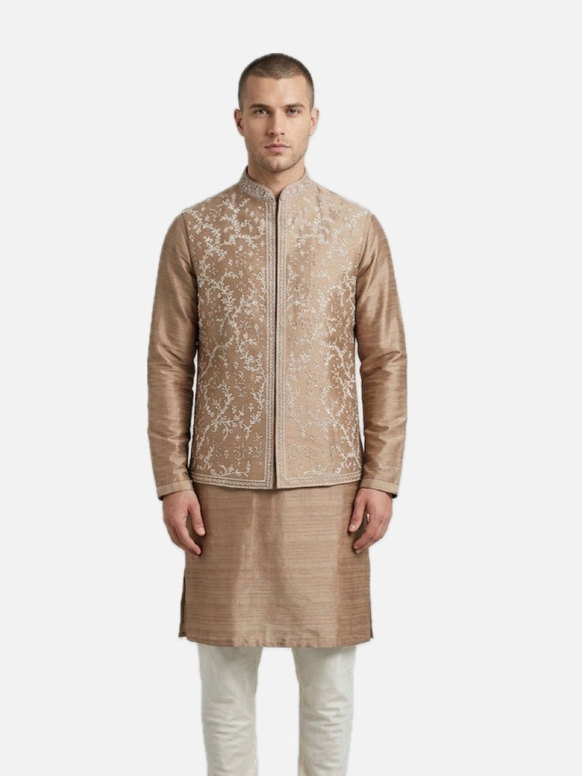 Beige Majesty Nehru Jacket