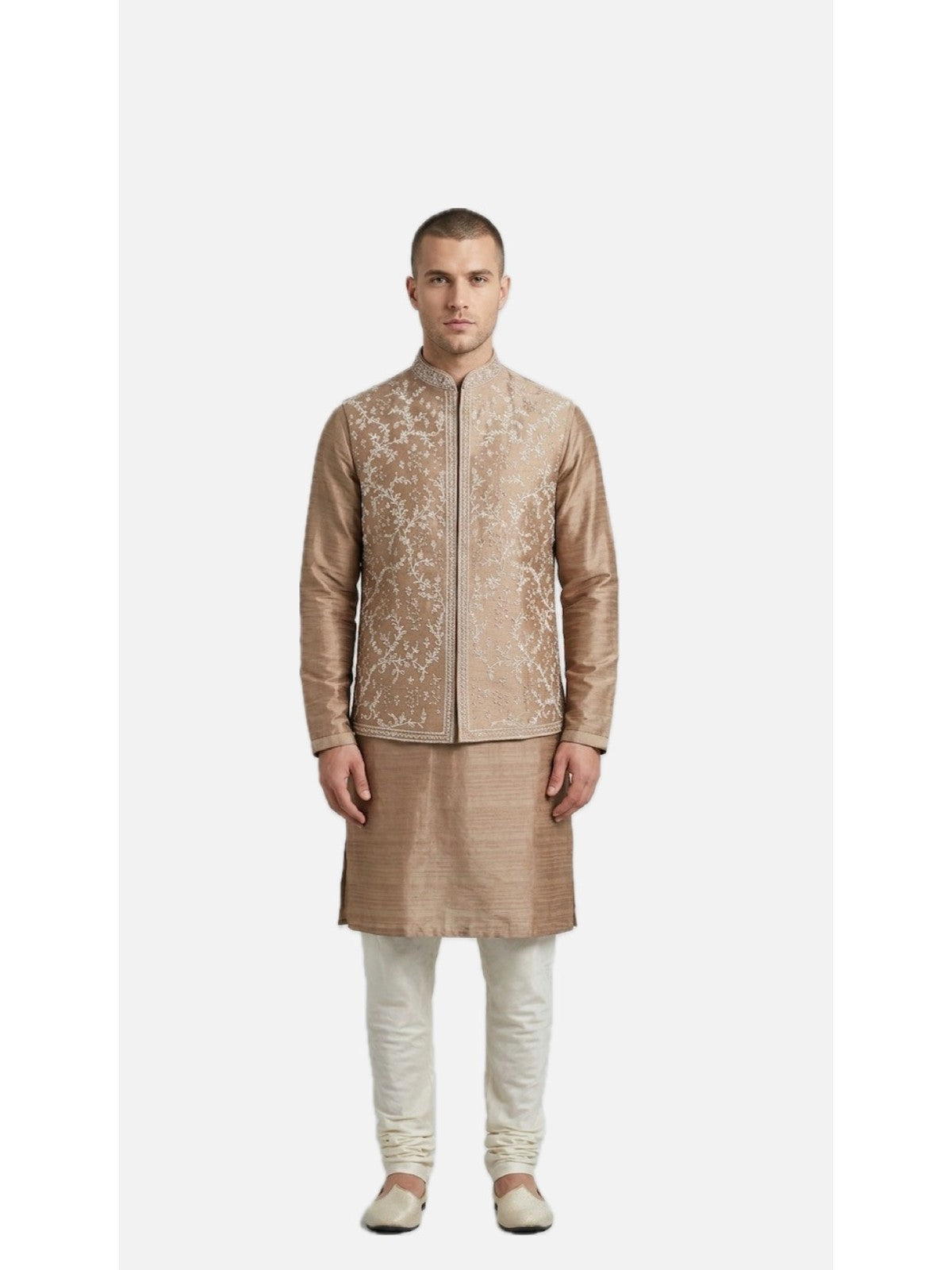 Beige Majesty Nehru Jacket