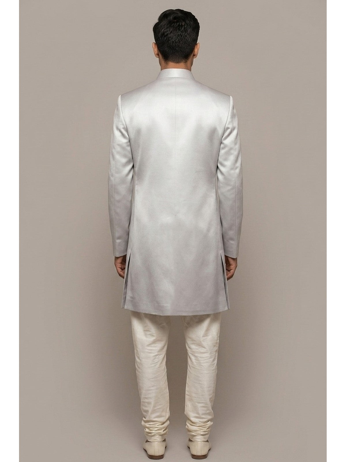Grey Silk Zeb Prince Coat