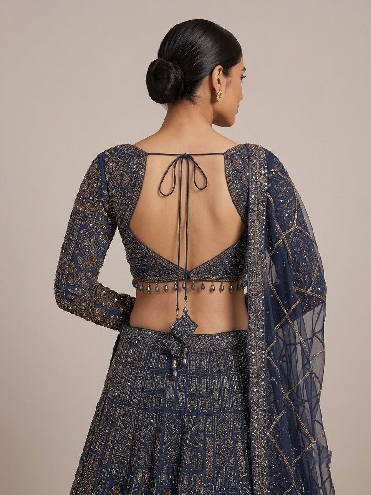 Navy Blue Jashn Lehenga Choli