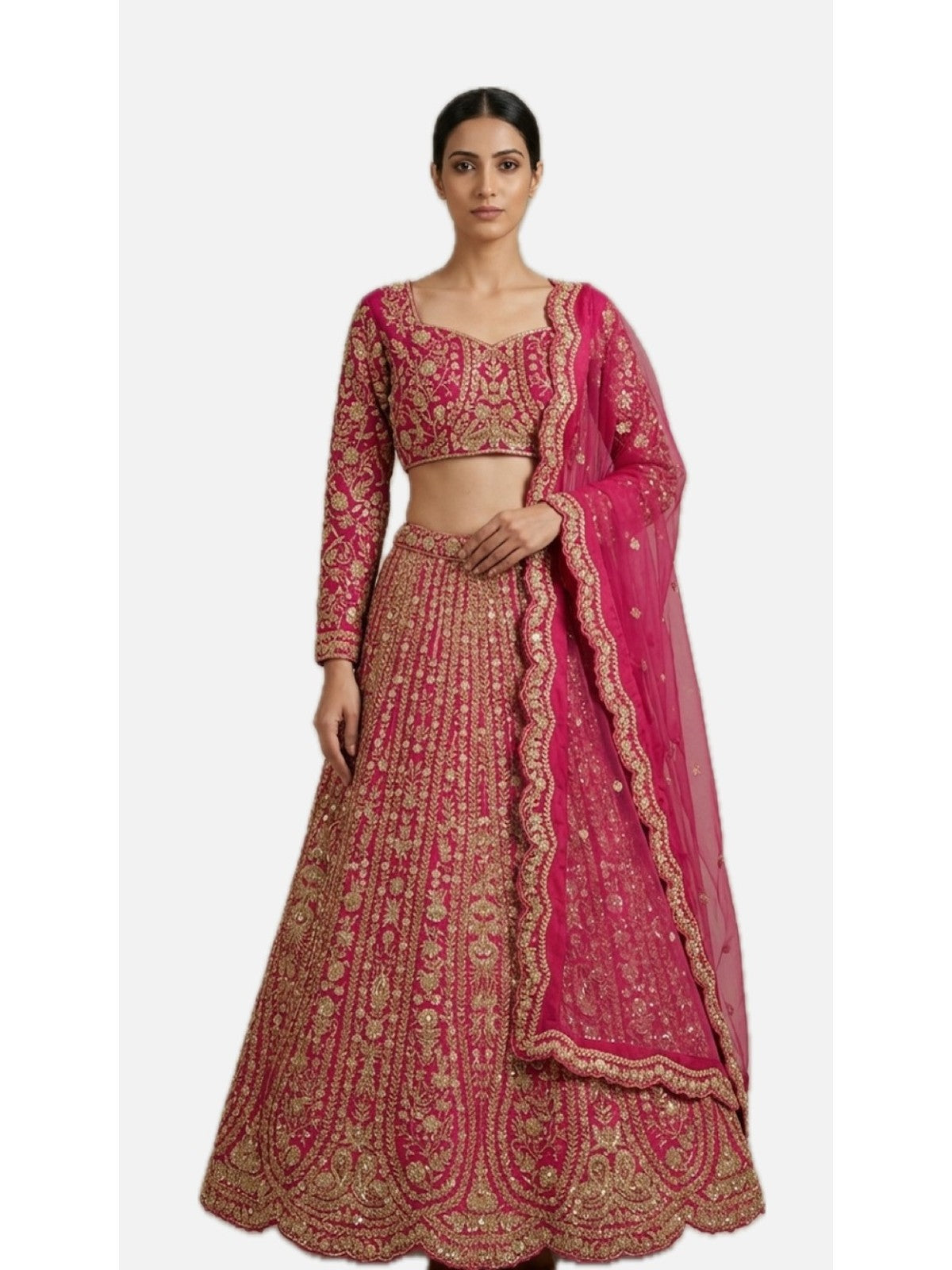Pink Zeb Lehenga Choli