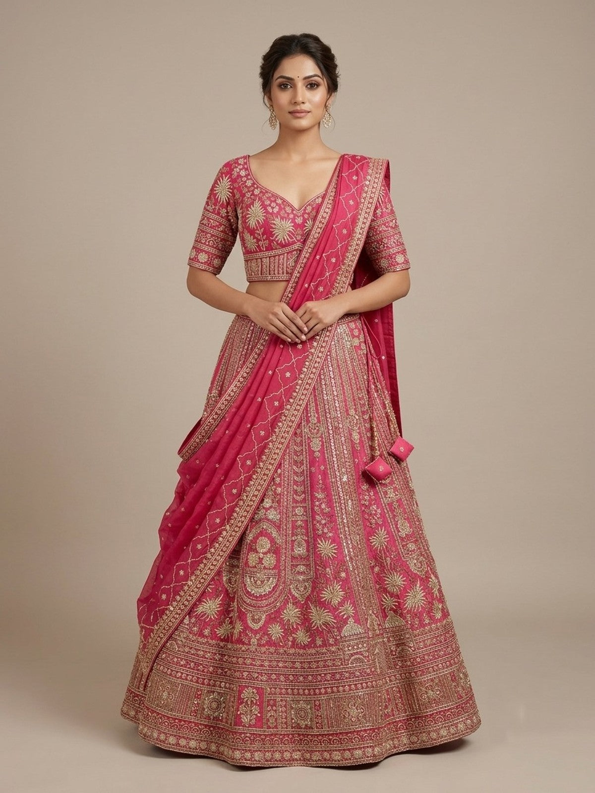 Pink Extravagance Lehenga Choli
