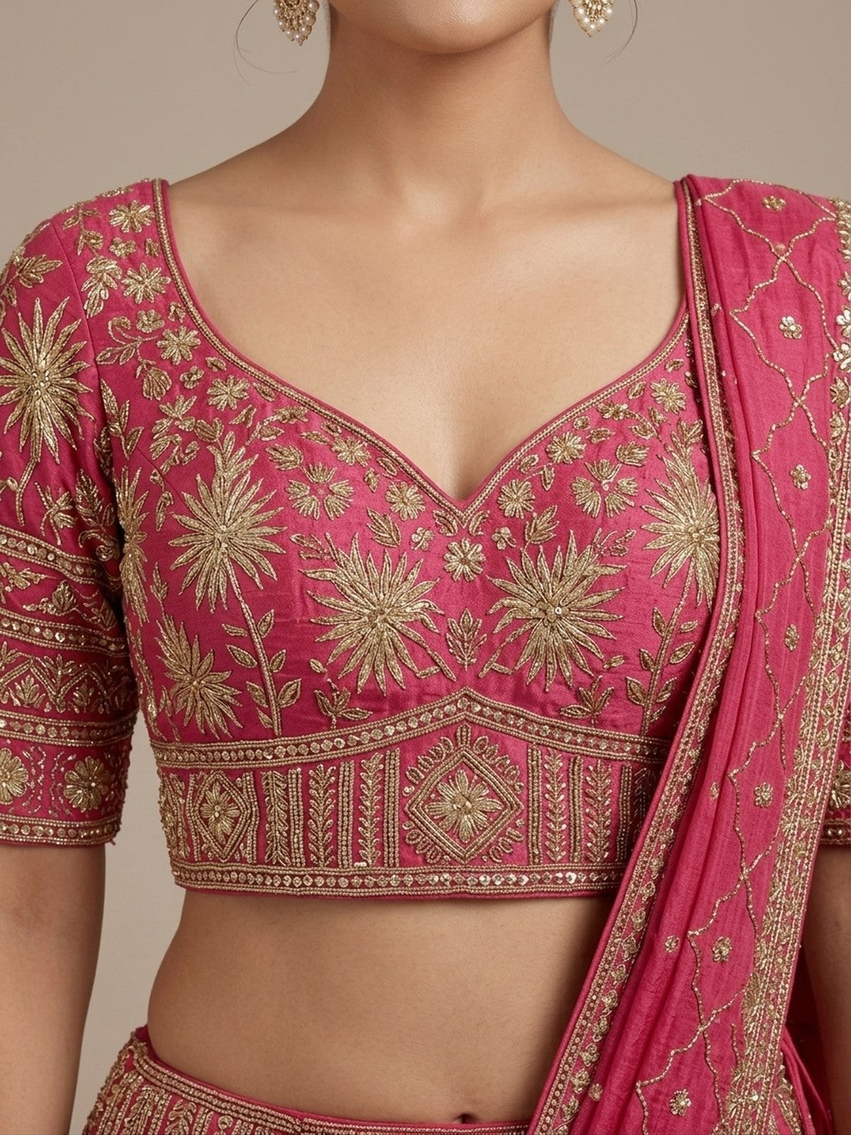 Pink Extravagance Lehenga Choli