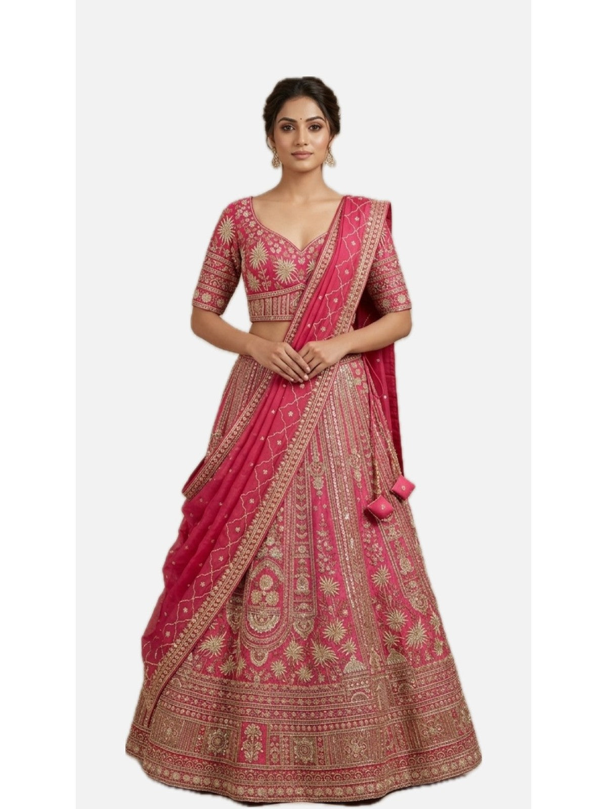 Pink Extravagance Lehenga Choli