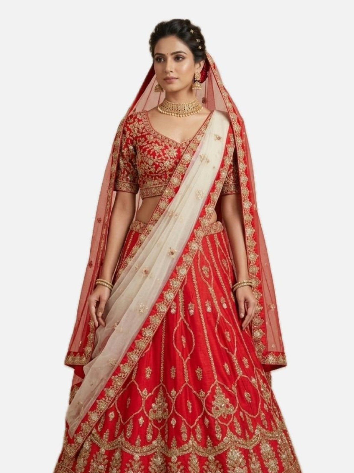 Red Jashn Lehenga Choli