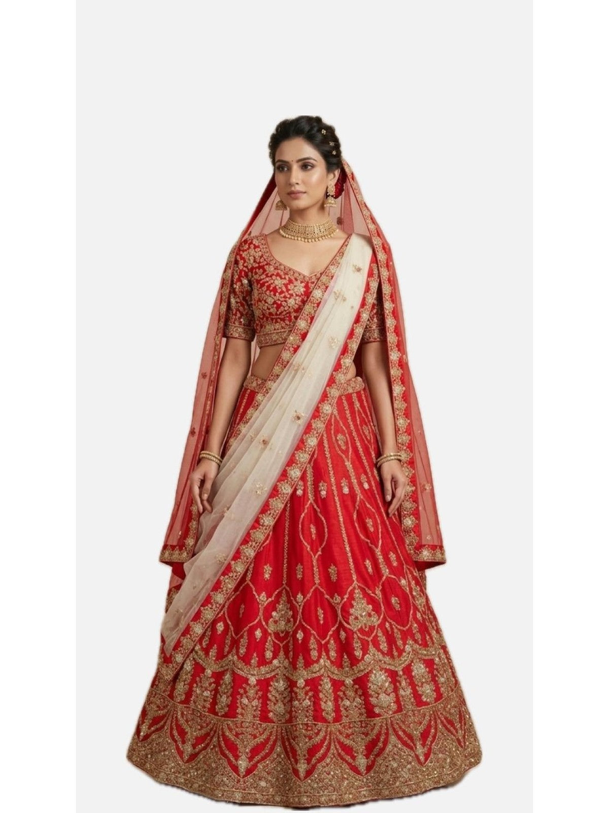 Red Jashn Lehenga Choli