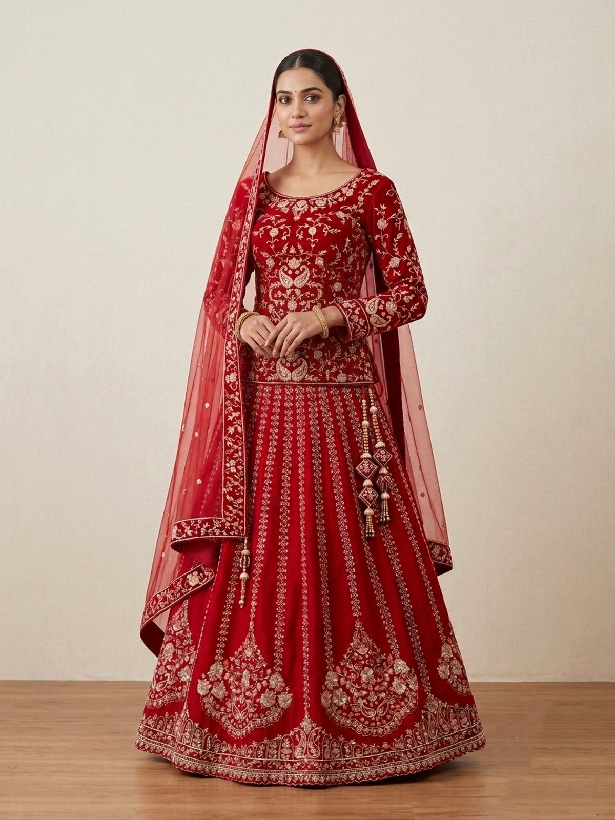 Red Majesty Lehenga Choli