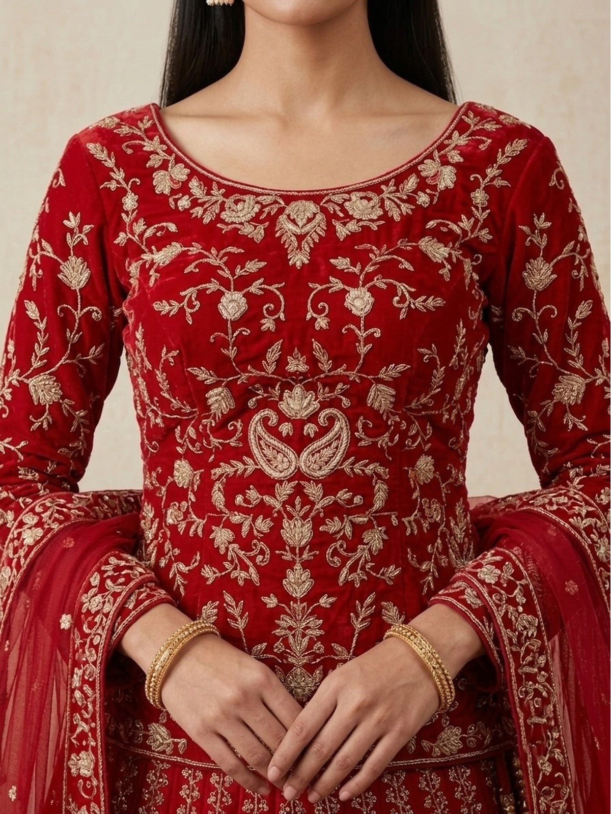 Red Majesty Lehenga Choli