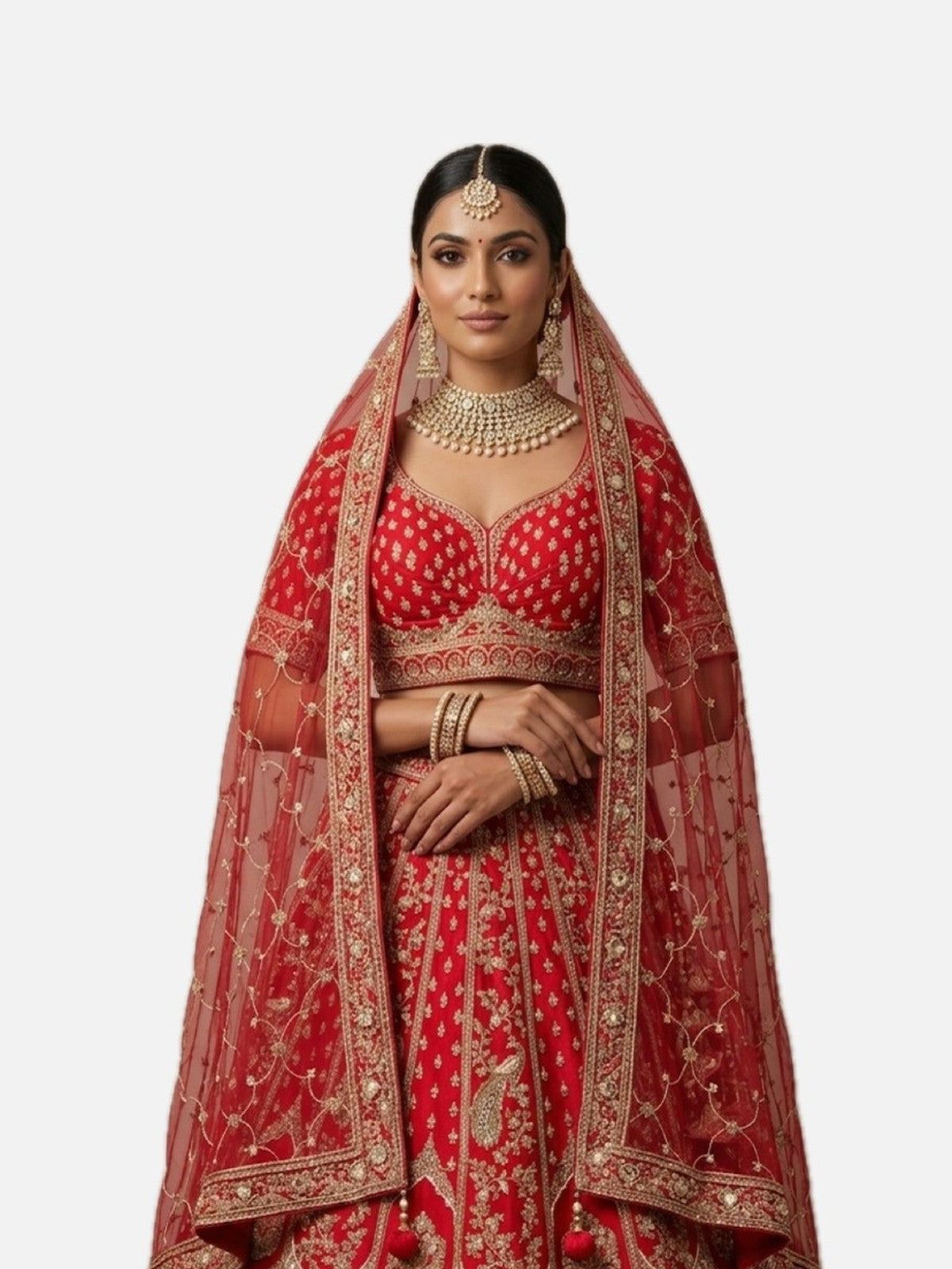 Red Splendour Lehenga Choli