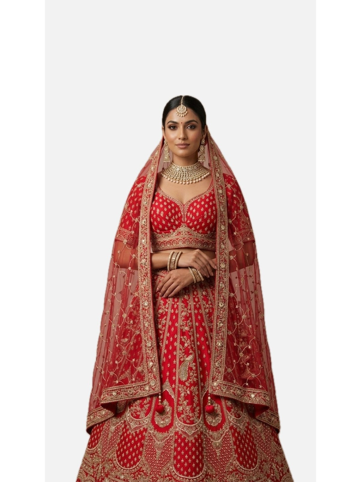 Red Splendour Lehenga Choli