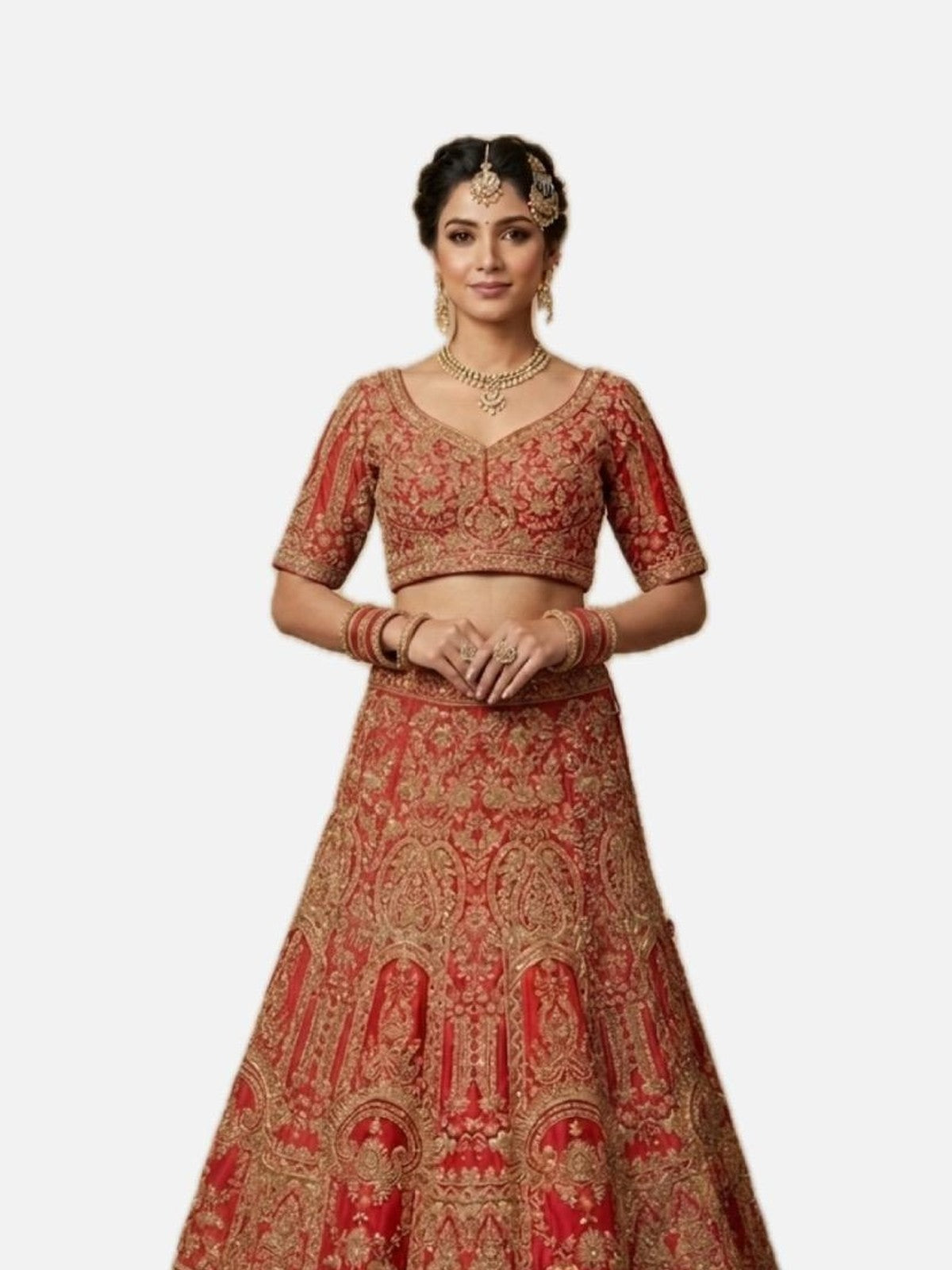 Red Extravagance Lehenga Choli