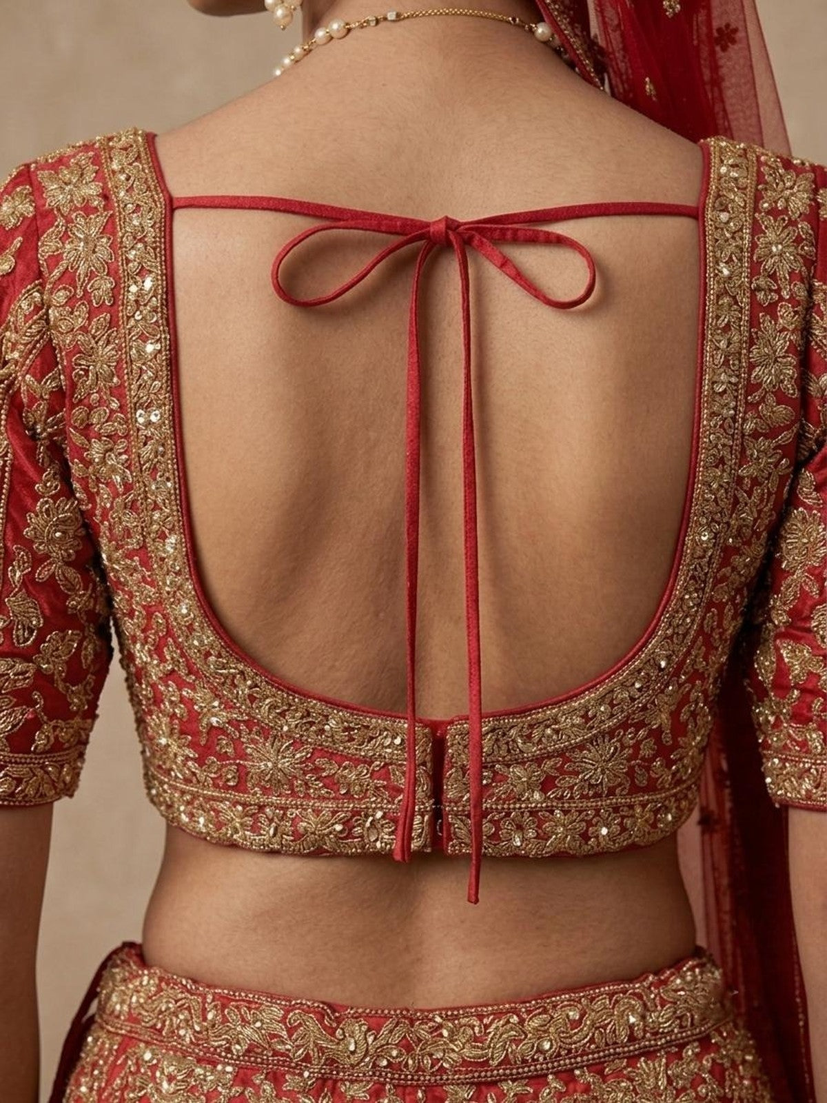 Red Extravagance Lehenga Choli