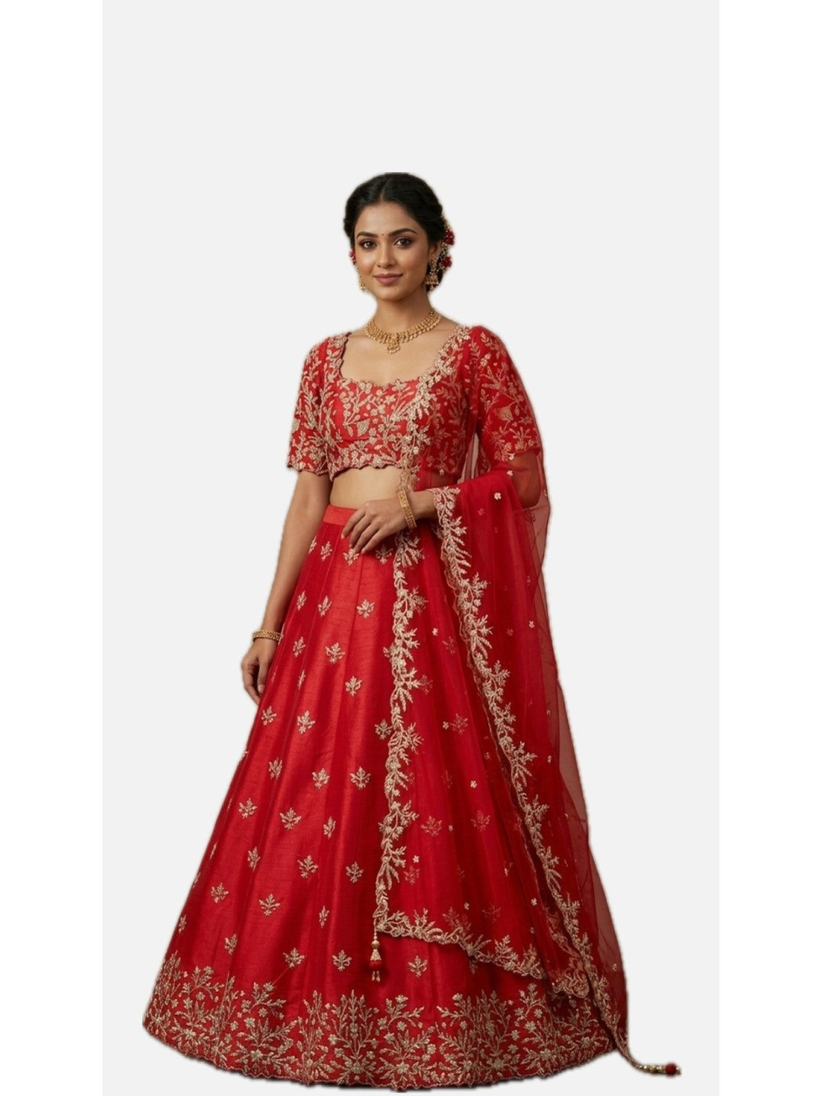 Red Opulence Lehenga Choli