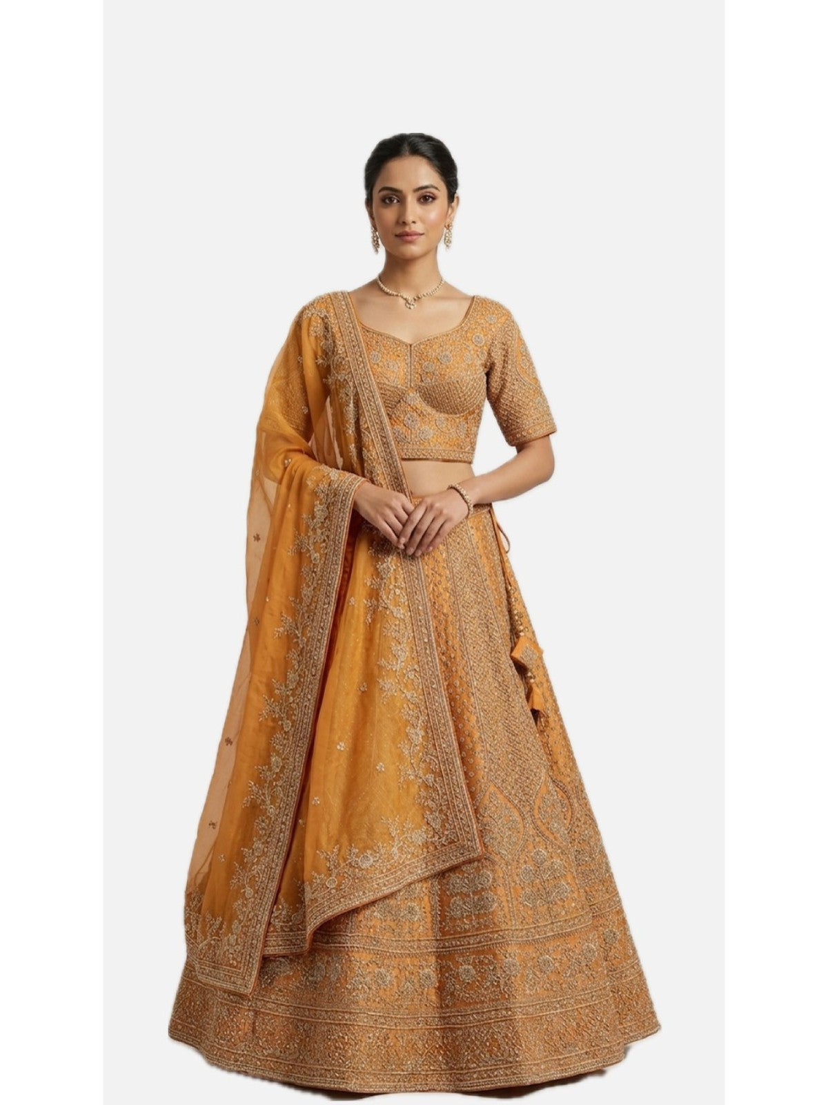 Copper Jashn Lehenga Choli