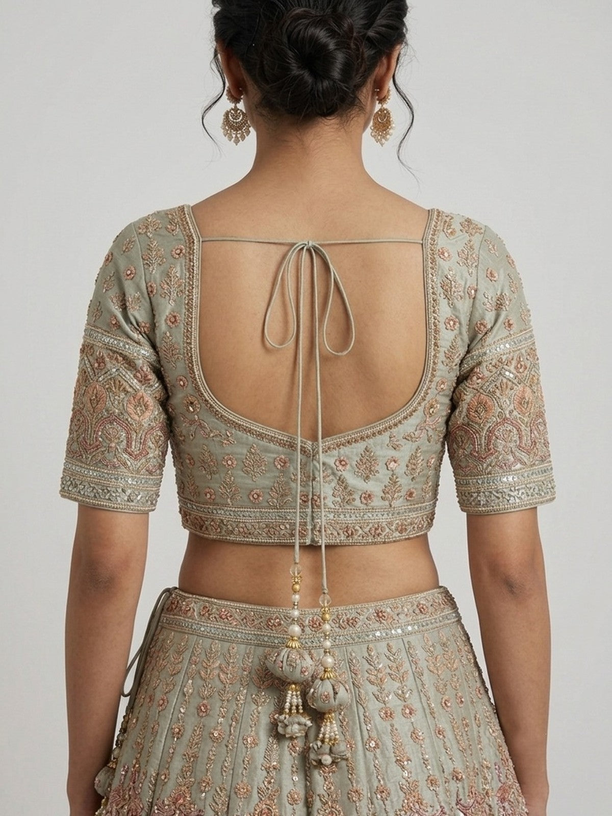 Pista Silk Majesty Lehenga Choli