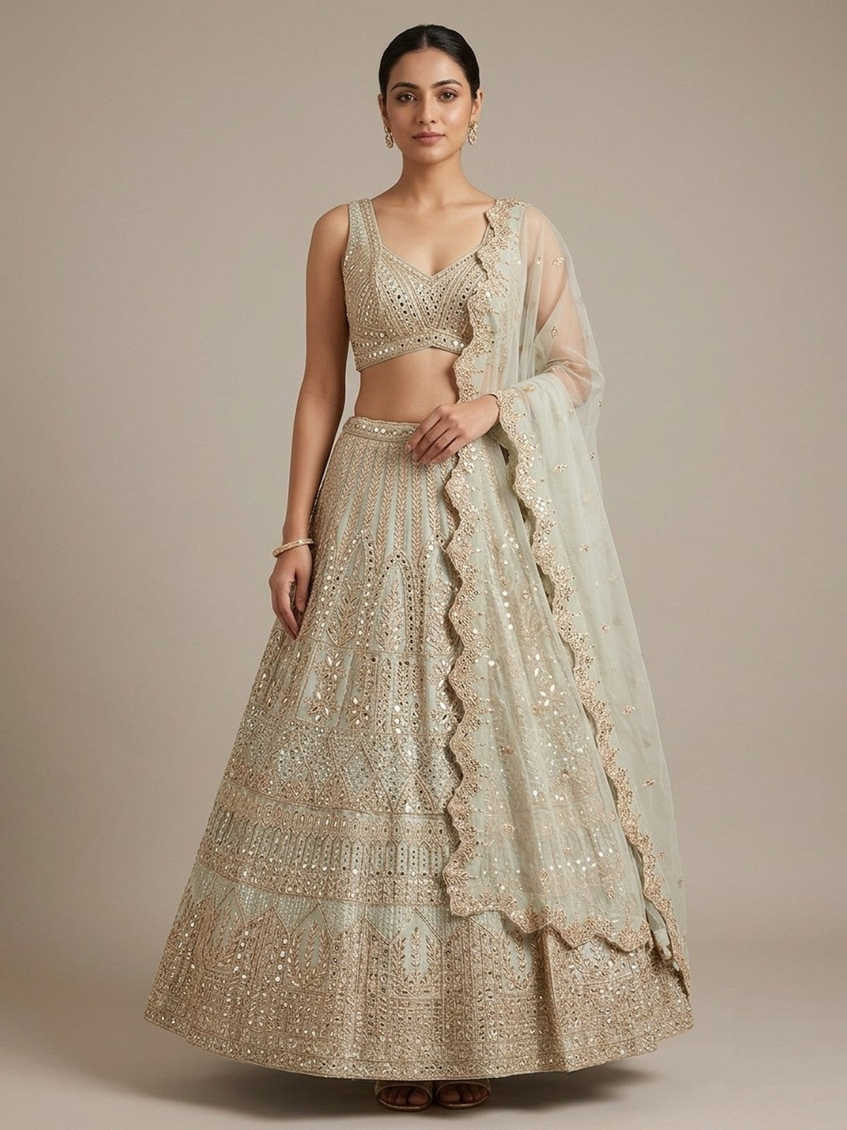 Pista Silk Jashn Lehenga Choli