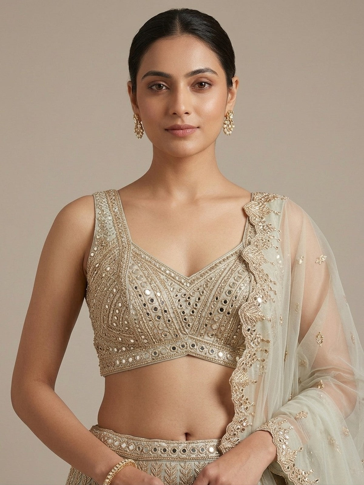 Pista Silk Jashn Lehenga Choli