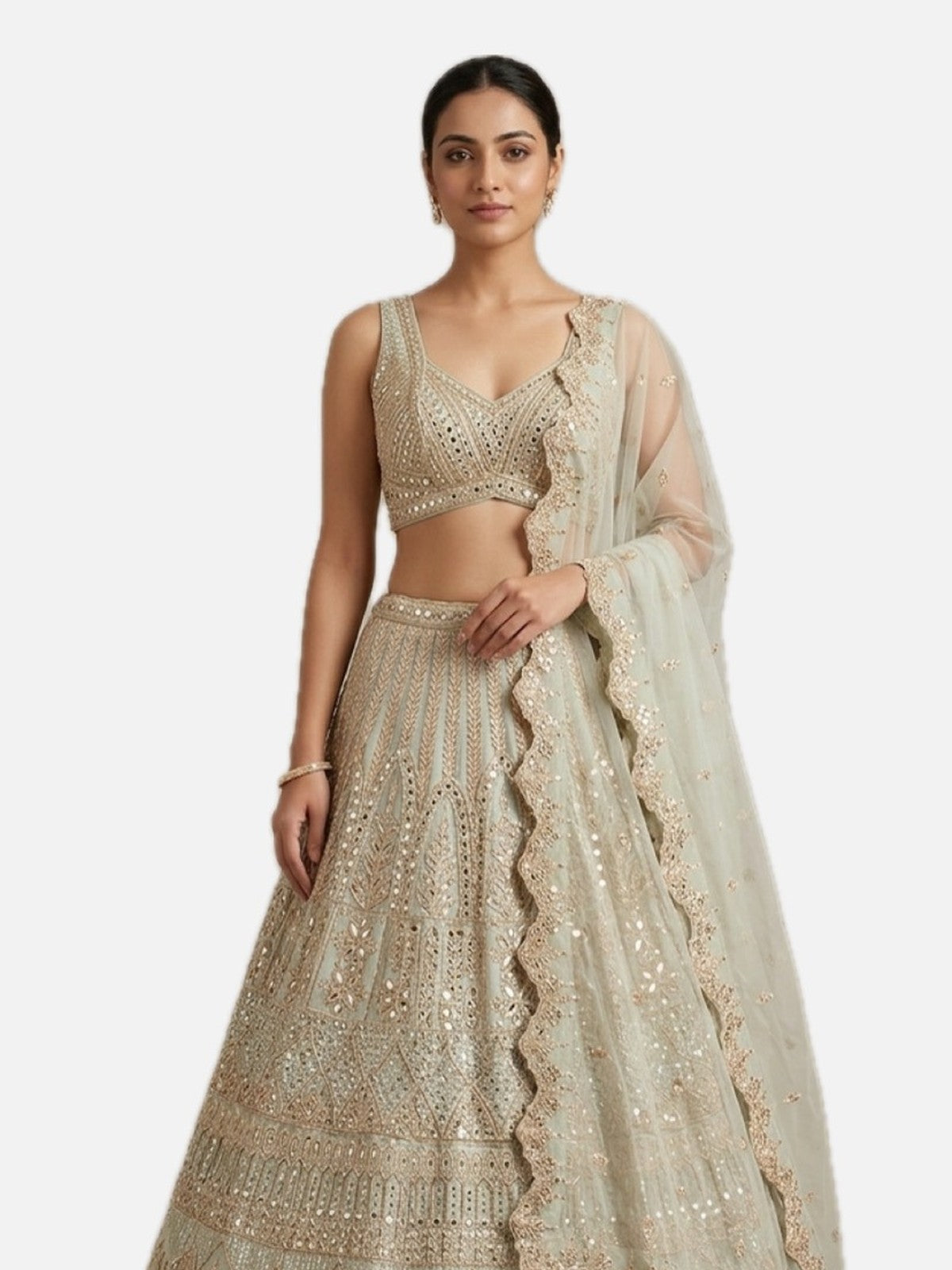 Pista Silk Jashn Lehenga Choli