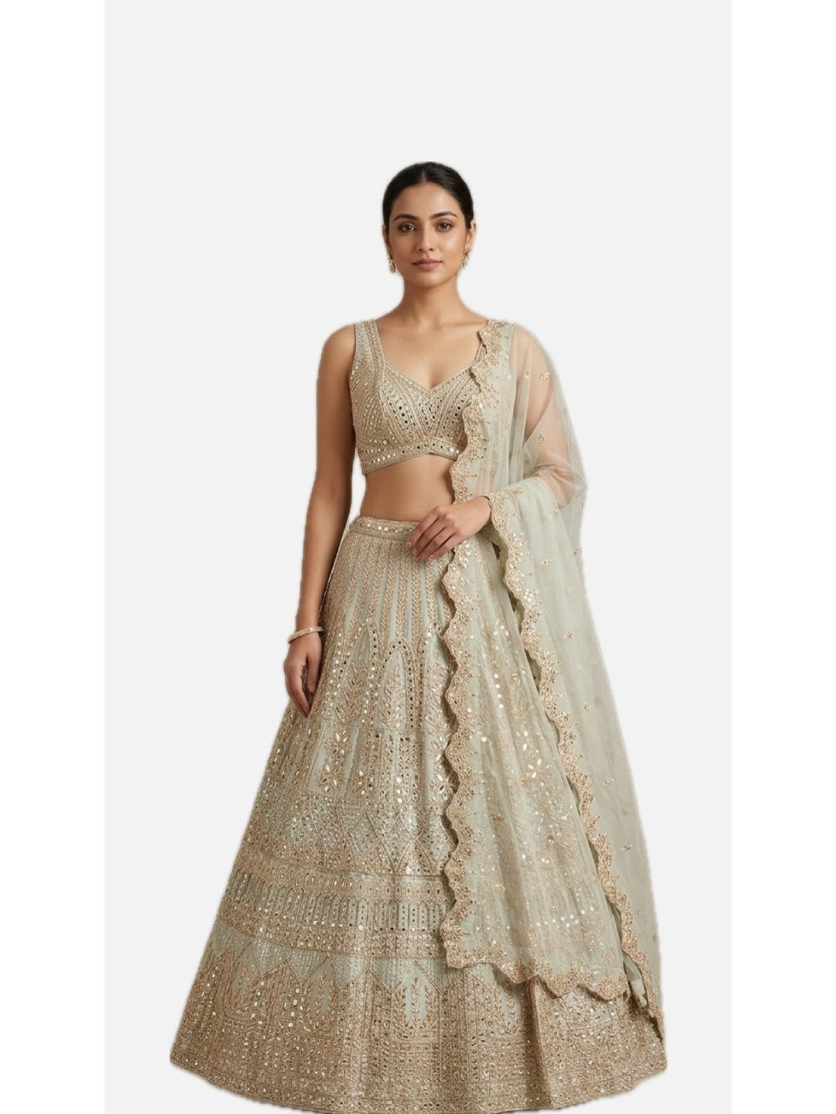 Pista Silk Jashn Lehenga Choli
