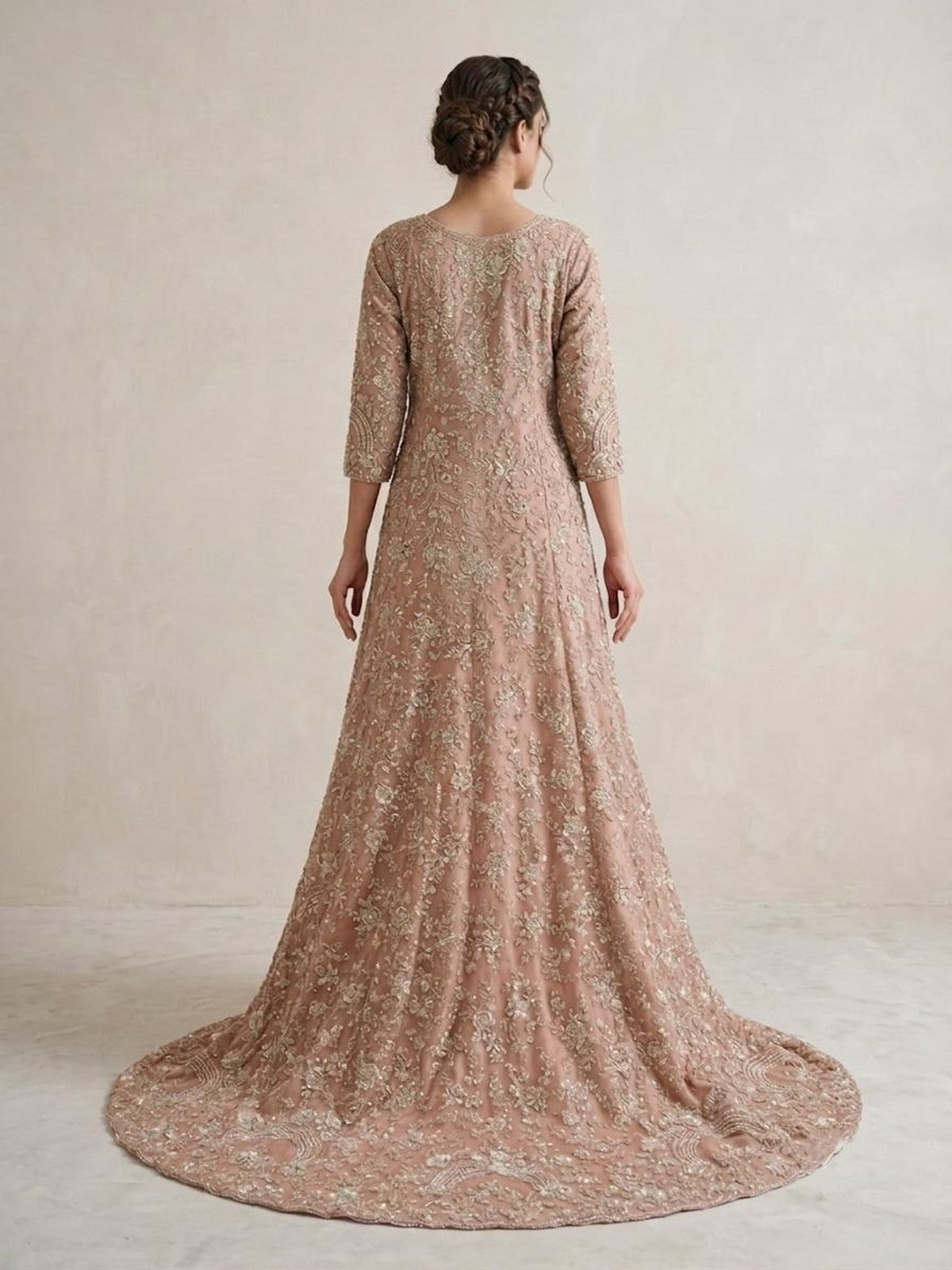 Dusty Rose Heritage Bridal Gown