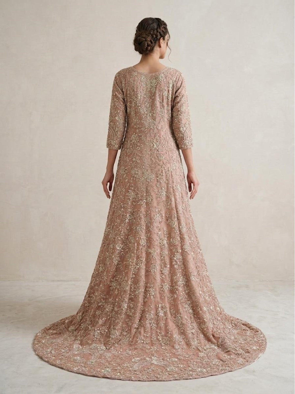 Dusty Rose Heritage Bridal Gown