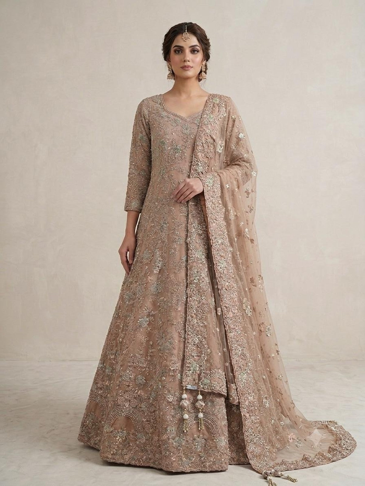 Dusty Rose Heritage Bridal Gown